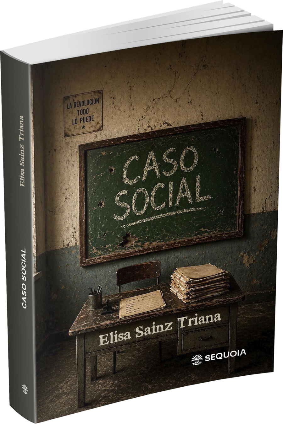 Portada de Caso Social, de Elisa Sainz Triana